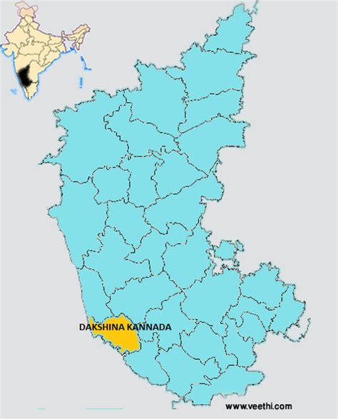 Dakshina Kannada Map