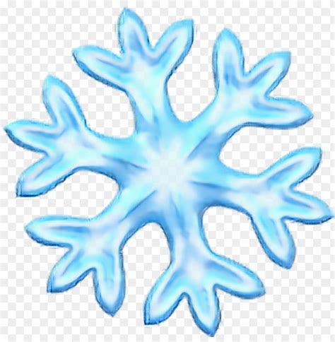 Free download | HD PNG snowflake emoji ios PNG transparent with Clear ...