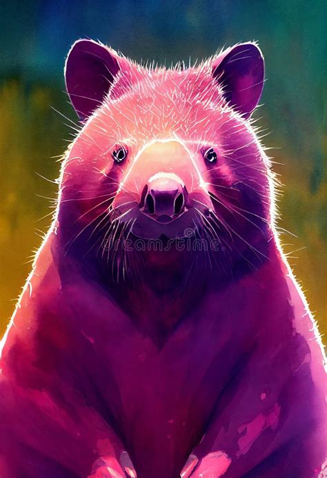 Wombat Watercolor Stock Illustrations – 134 Wombat Watercolor Stock ...