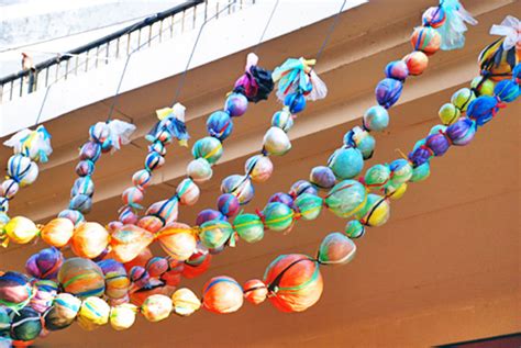 'Beads' Art Installation Made From Recycled Plastic Bags Pops Up in ...