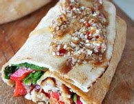 Spicy veggie patties & spinach wrap - Craftfoxes