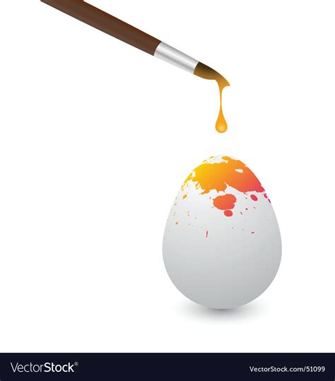 Egg painting Royalty Free Vector Image - VectorStock