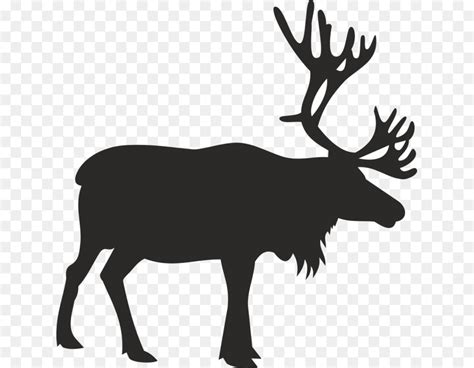 Elk Deer Moose Silhouette Clip art - deer head png download - 1299*1973 ...