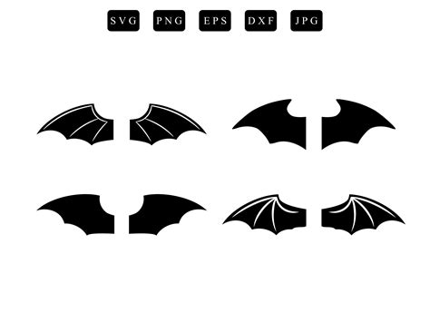 Printable Bat Wing Template