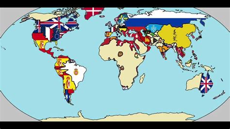 World flag map in 2023 vs 1800 - YouTube