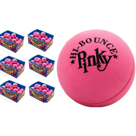 JA-RU Pinky Ball (144 Pack Bulk) 2.6" Hi Solid Super Bounce Large Pink ...