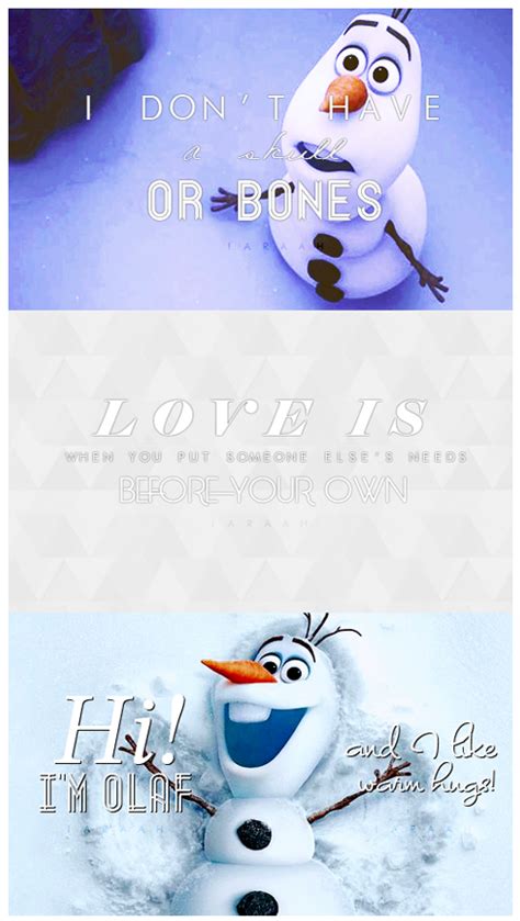 Olaf. (Quotes) by IamFighter on DeviantArt