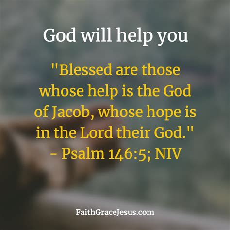 Put your hope in God. He will help you | Faith - Grace - Jesus