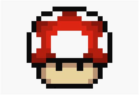 Clip Art Mushroom Pixel - Pixel Art Mario Mushroom, HD Png Download ...