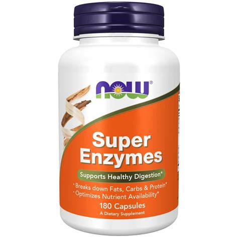 NOW Supplements, Super Enzymes, Formulated with Bromelain, Ox Bile ...