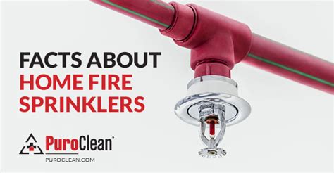 Facts about Home Fire Sprinklers - PuroClean HQ