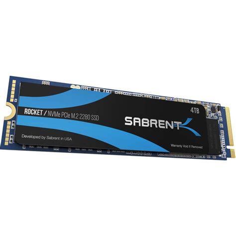 4TB ROCKET NVMe PCIe M.2 2280 Internal SSD Solid State Drive (SB-ROCKET ...