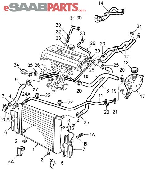 [9138587] SAAB Coolant Hose - Throttle Body 900NG - Saab Parts from ...