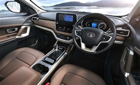 Tata Harrier Interior Revealed Fully In New Official Pics