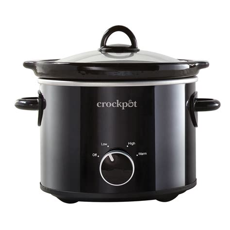 Crockpot™ 2-Quart Classic Slow Cooker, Small Slow Cooker, Black ...