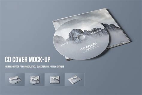 30+ CD Mockup Design Templates for Music album Branding - Graphic Cloud