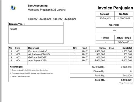 Invoice Pajak - Homecare24