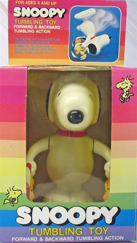 Snoopy Vintage Motorized Tumbling Toy - Rare! | snoopn4pnuts.com