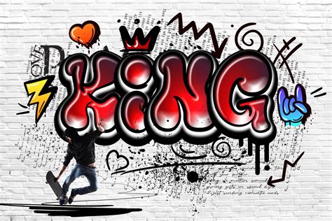 King Graffiti Font - Street art font | Creative Market