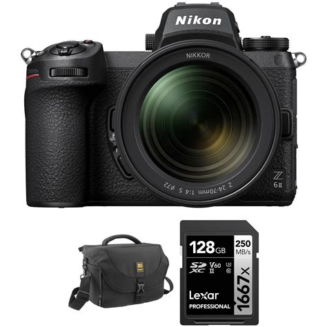 Nikon Z6 II Mirrorless Camera with 24-70mm f/4 Lens and