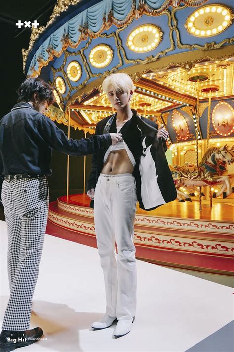 How TXT's Taehyun Makes His Abs Look Flawless On Stage - Koreaboo