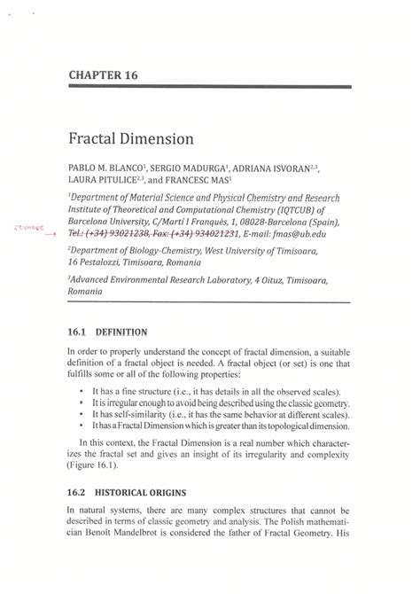 (PDF) Fractal Dimension