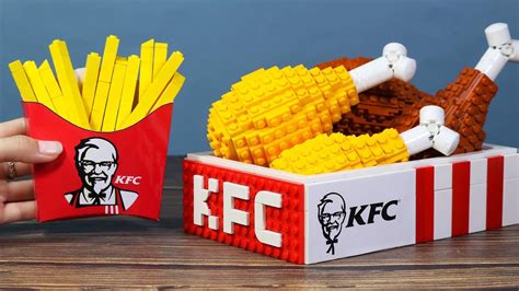 KFC Fried Chicken Recipe, but it's LEGO in Real Life🍗Stop Motion ...