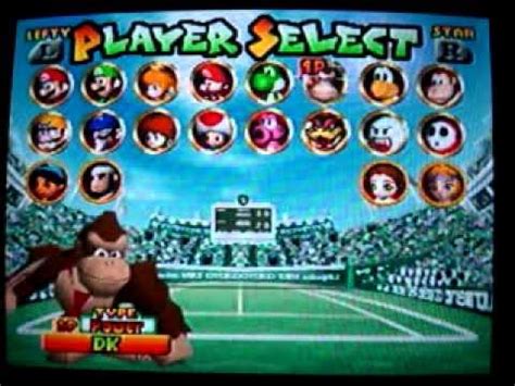 Mario Tennis N64 All Characters - YouTube