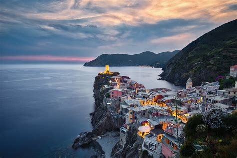 Vernazza and lights | Photo of Vernazza and the night lihgts… | Flickr