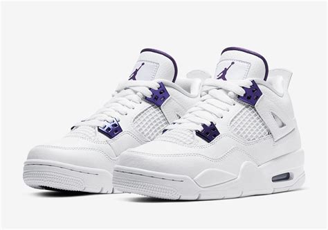 Air Jordan 4 Metallic Purple Kids Release Info | SneakerNews.com