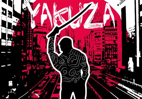 Yakuza Background Illustration Vector - Download Free Vector Art, Stock ...