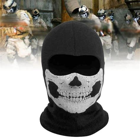 Simon 'ghost' Riley Mask Balaclava Full Head Balaclava Ghost Cosplay ...