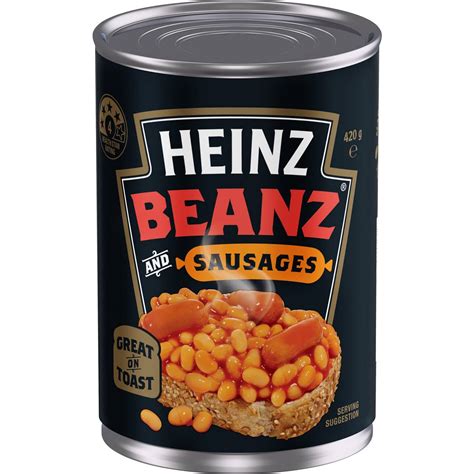 Heinz Beanz Baked Beans And Sausages 420g | Woolworths