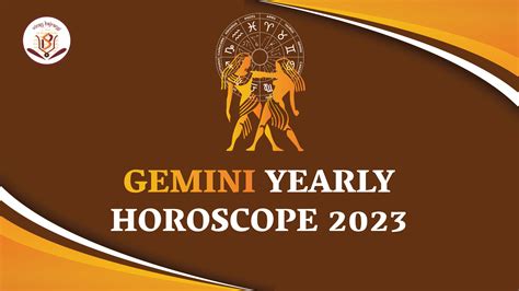 Yearly Horoscope for Gemini 2023