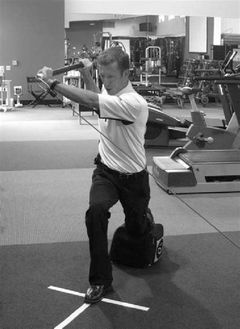 Alteration of the half-kneeling lift posture, showing elevation of the ...