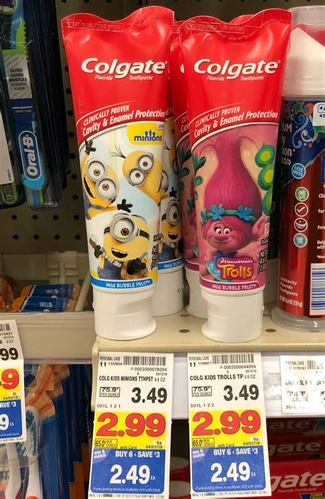 Colgate Kids Toothpastes ONLY $1.99 with Kroger Mega Event (Reg $3.49 ...