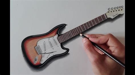 Drawing Picture Of Guitar – Warehouse of Ideas