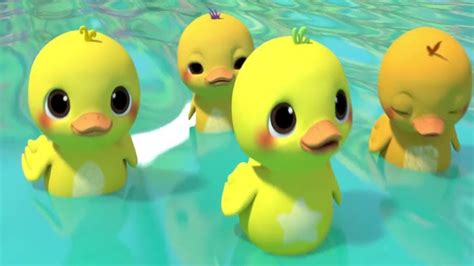 Anak bebek lucu berenang - YouTube