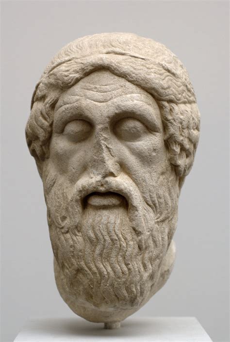 Image of Homer, Roman copy after a bronze statue, c.460 BC [1692x2520 ...