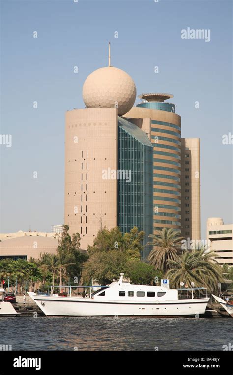 Etisalat Tower 1 Building Deira Dubai Creek Stock Photo - Alamy