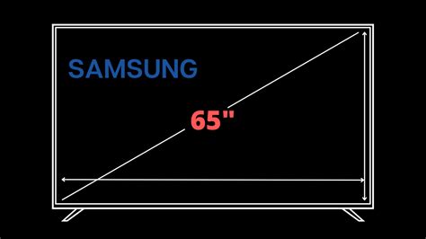 Samsung 65-inch TV Dimensions - COMPLETE GUIDE | Decortweaks