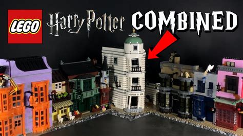 Combining The LEGO Harry Potter D2C Gringotts Bank (76417) With Diagon ...