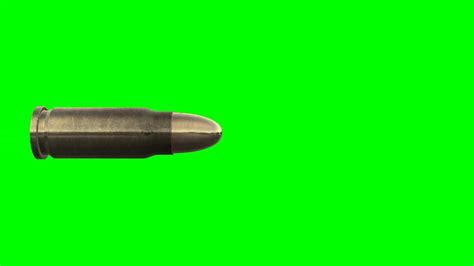 Slow motion flying bullet in green screen free stock footage – Artofit