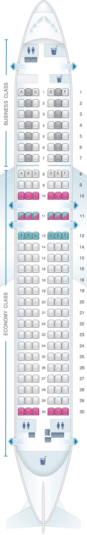 Seat Map Lufthansa Airbus A320 | SeatMaestro.com