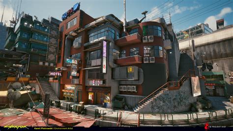 ArtStation - Cyberpunk 2077 | Architecture and Structures, Kamil ...