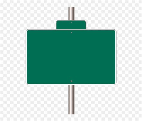 Blank Street Sign Template - Street Sign Empty - Free Transparent PNG ...