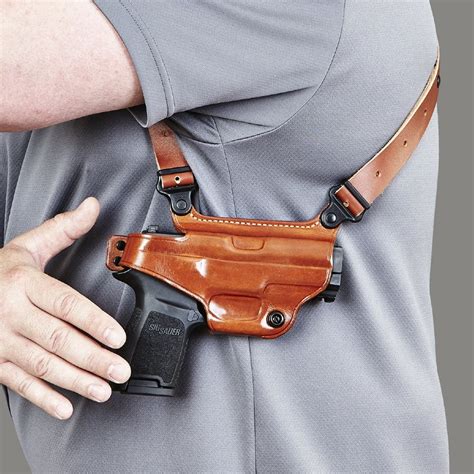 Galco Miami Classic Shoulder Holster for Glock Models 17 18 19 19x 22 ...