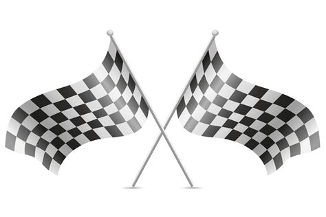 checkered flags for car racing vector illustration 489510 Vector Art at ...