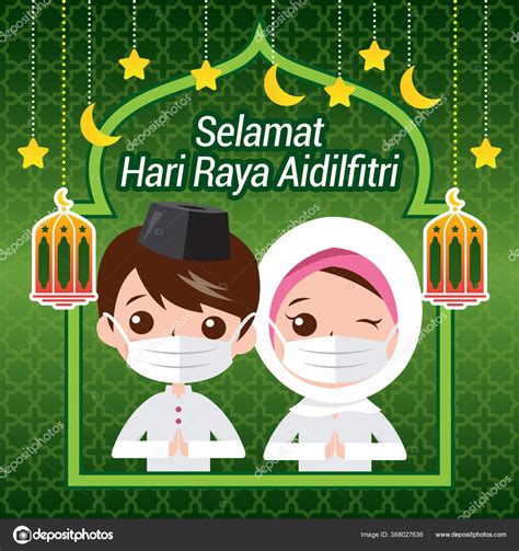 Selamat Hari Raya Aidilfitri Please Stay Home Muslims Prepare Celebrate ...