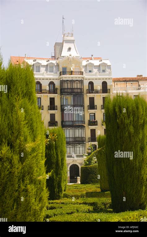 Gardens outside of Palacio Real Madrid Spain Stock Photo - Alamy